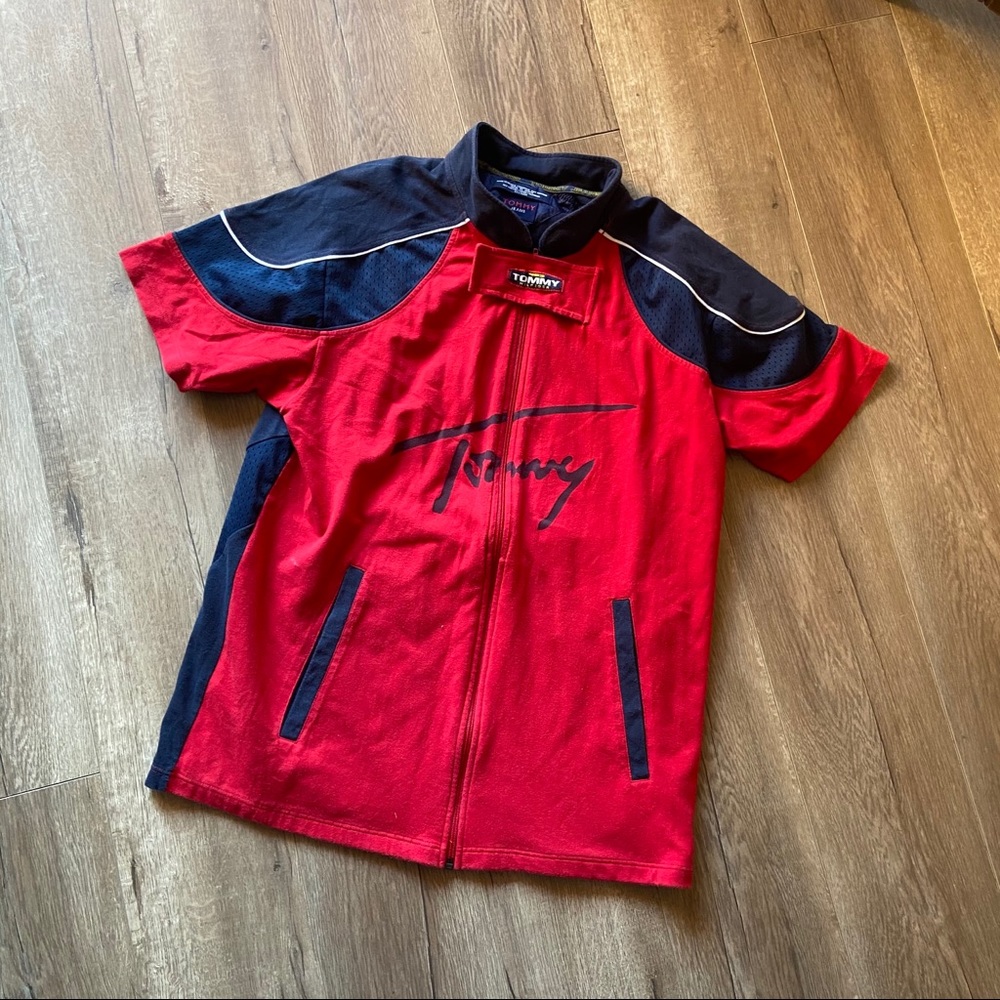 Vintage Tommy Hilfiger Racer Inspired Top